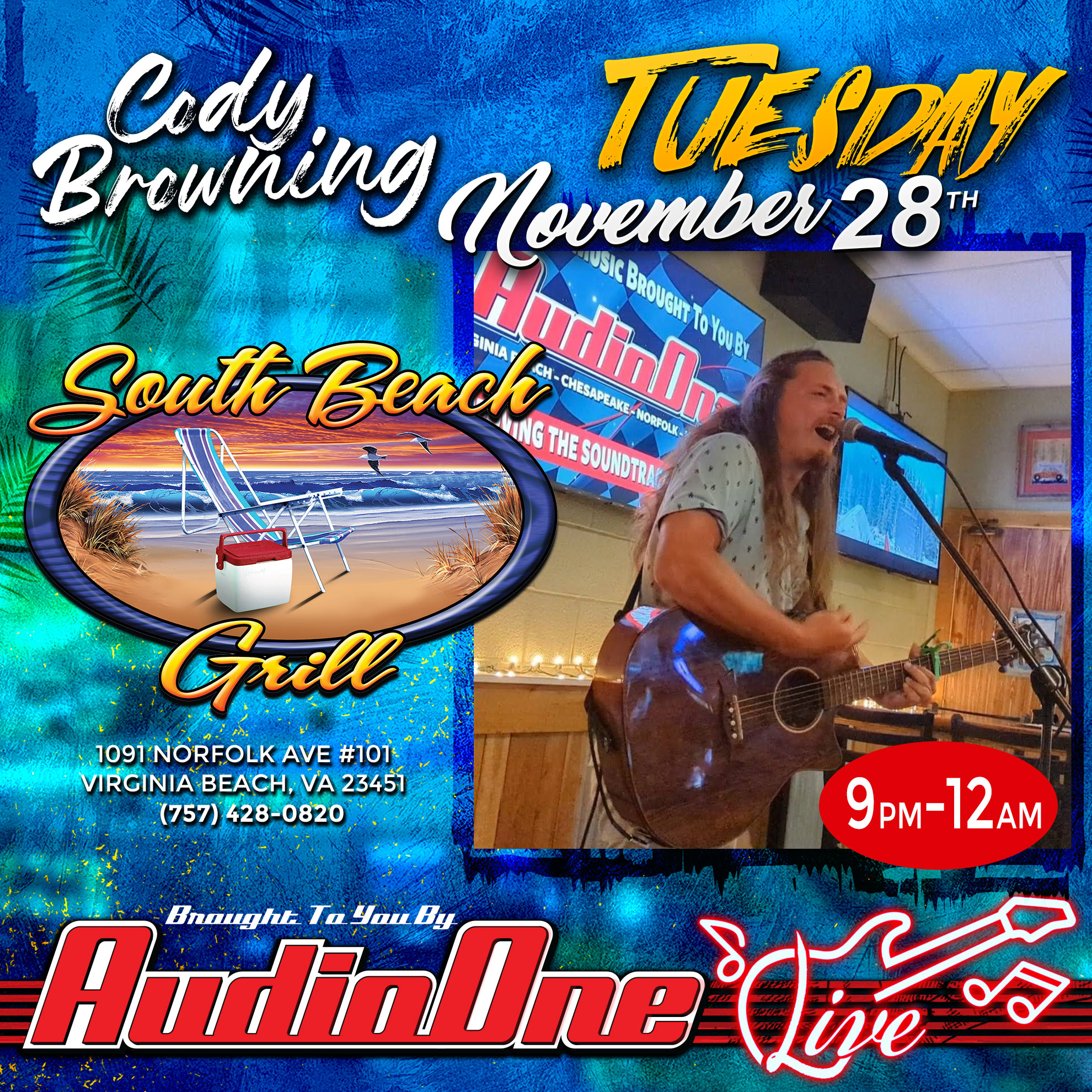 Cody Browning at South Beach Grill Audio One