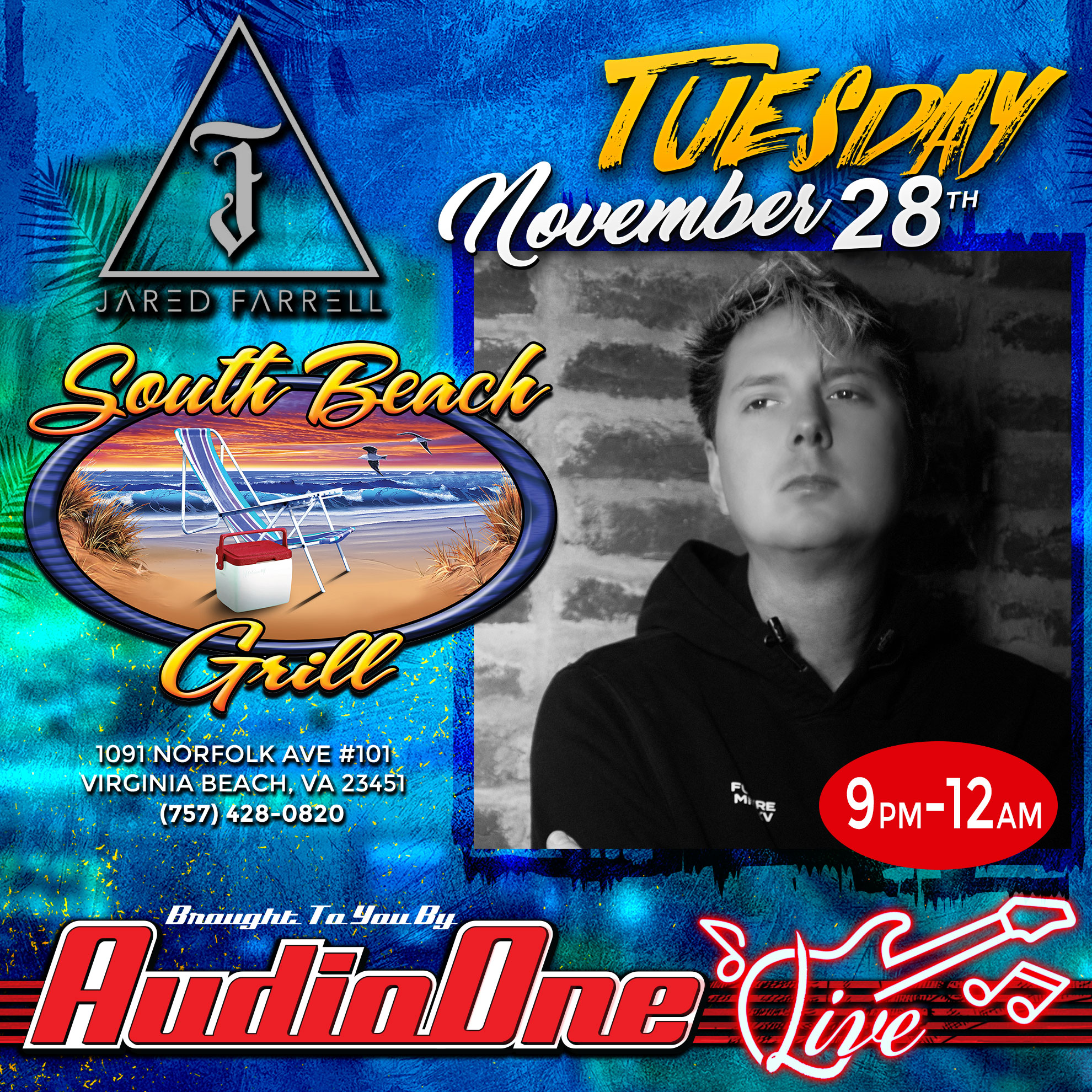 Jared Farrell at South Beach Grill - Audio One